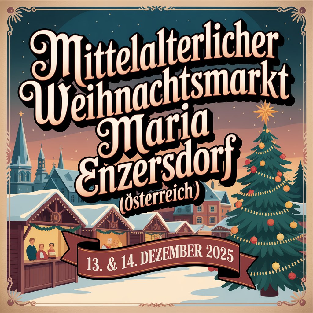 Mittelalterlicher Weihnachtsmarkt Maria Enzersdorf 2025