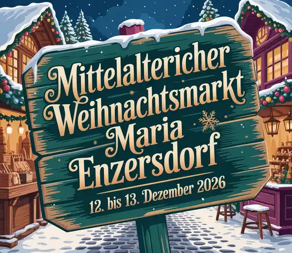 Mittelalterlicher Weihnachtsmarkt Maria Enzersdorf 2026