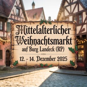 Mittelalterlicher Weihnachtsmarkt auf Burg Landeck 2025
