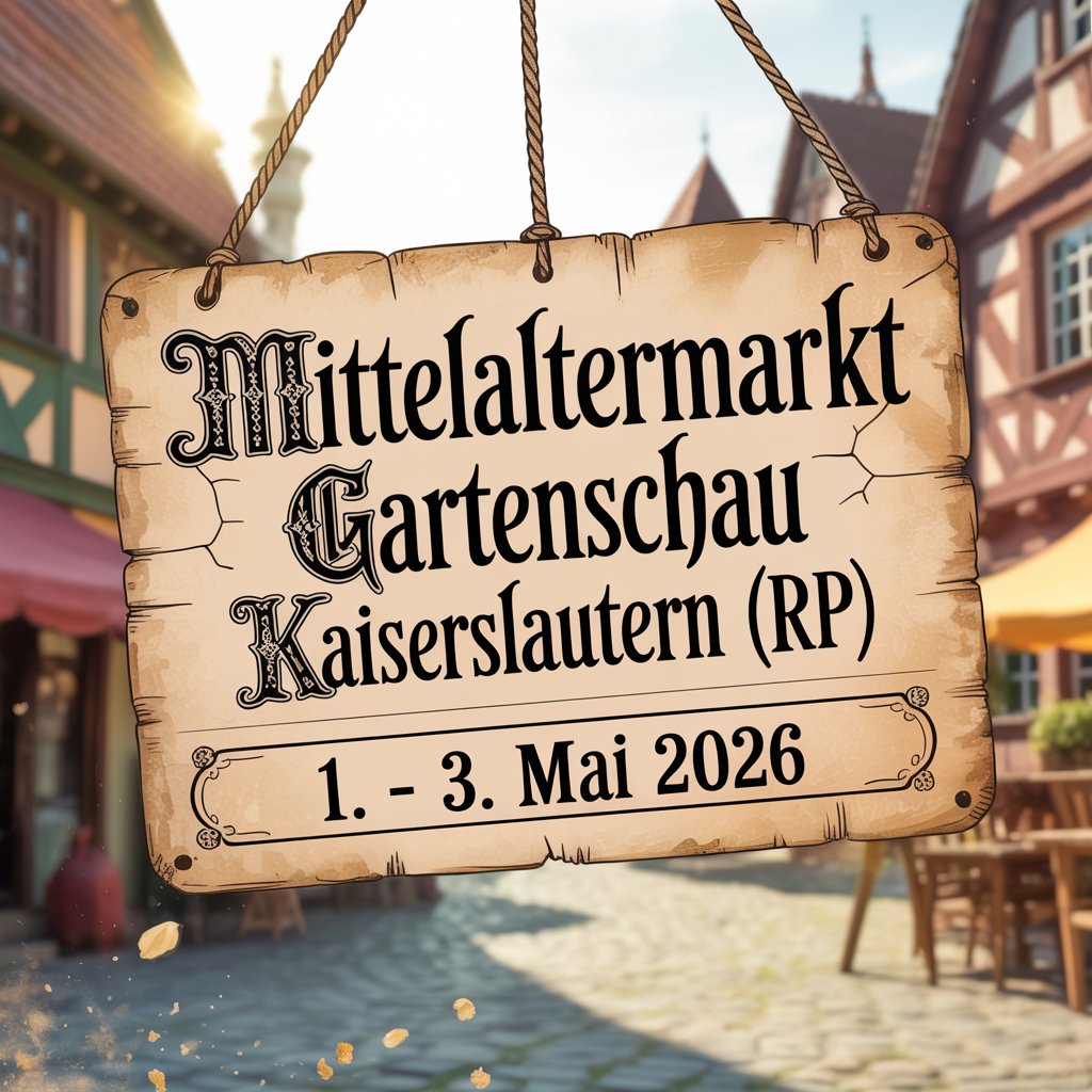 Mittelaltermarkt Gartenschau Kaiserslautern 2026