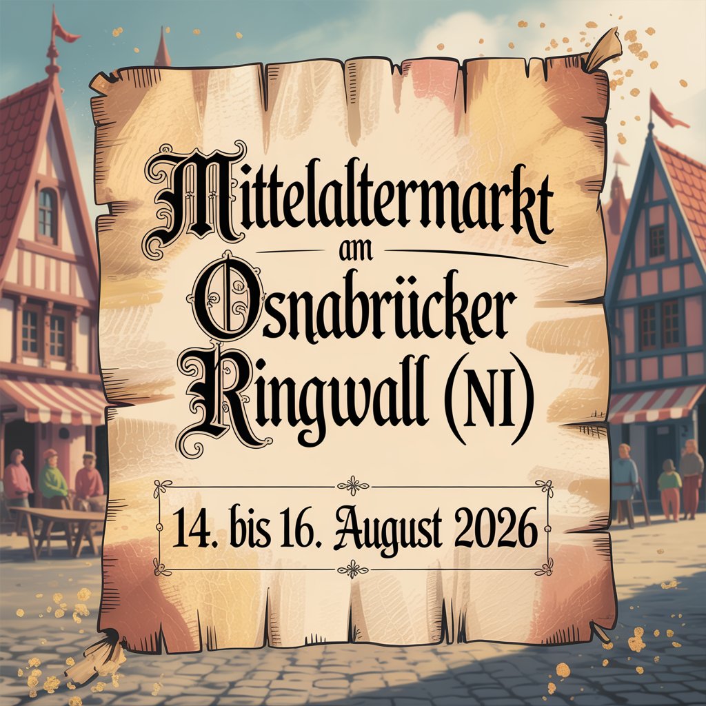 Mittelaltermarkt am Osnabrücker Ringwall 2026