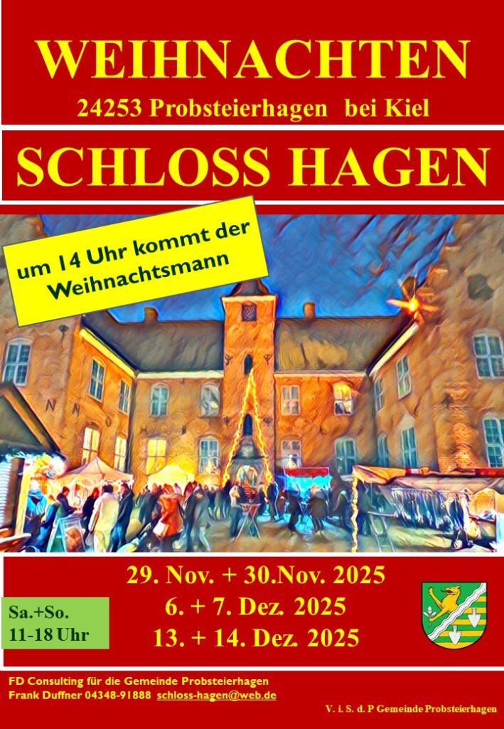 Weihnachtsmarkt Schloss Hagen 2025