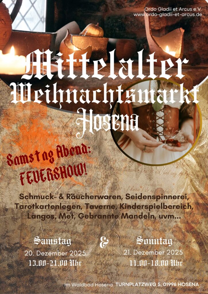 Mittelalter Weihnachtsmarkt Hosena 2025