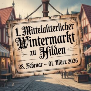 1. Mittelalterlicher Wintermarkt zu Hilden 2026