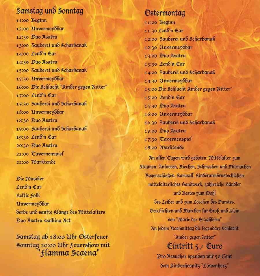 Mittelalterlicher Ostermarkt zu Minden 2026
