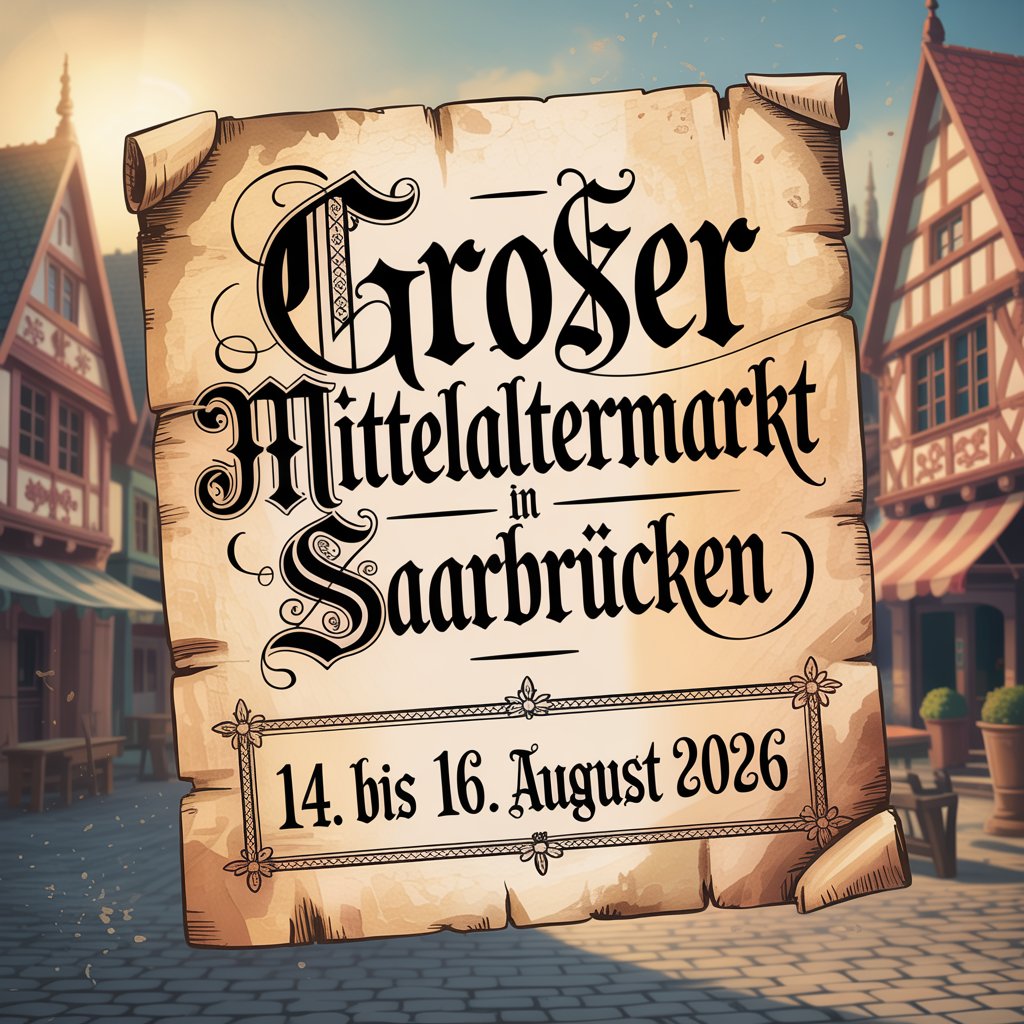 Großer Mittelaltermarkt in Saarbrücken 2026