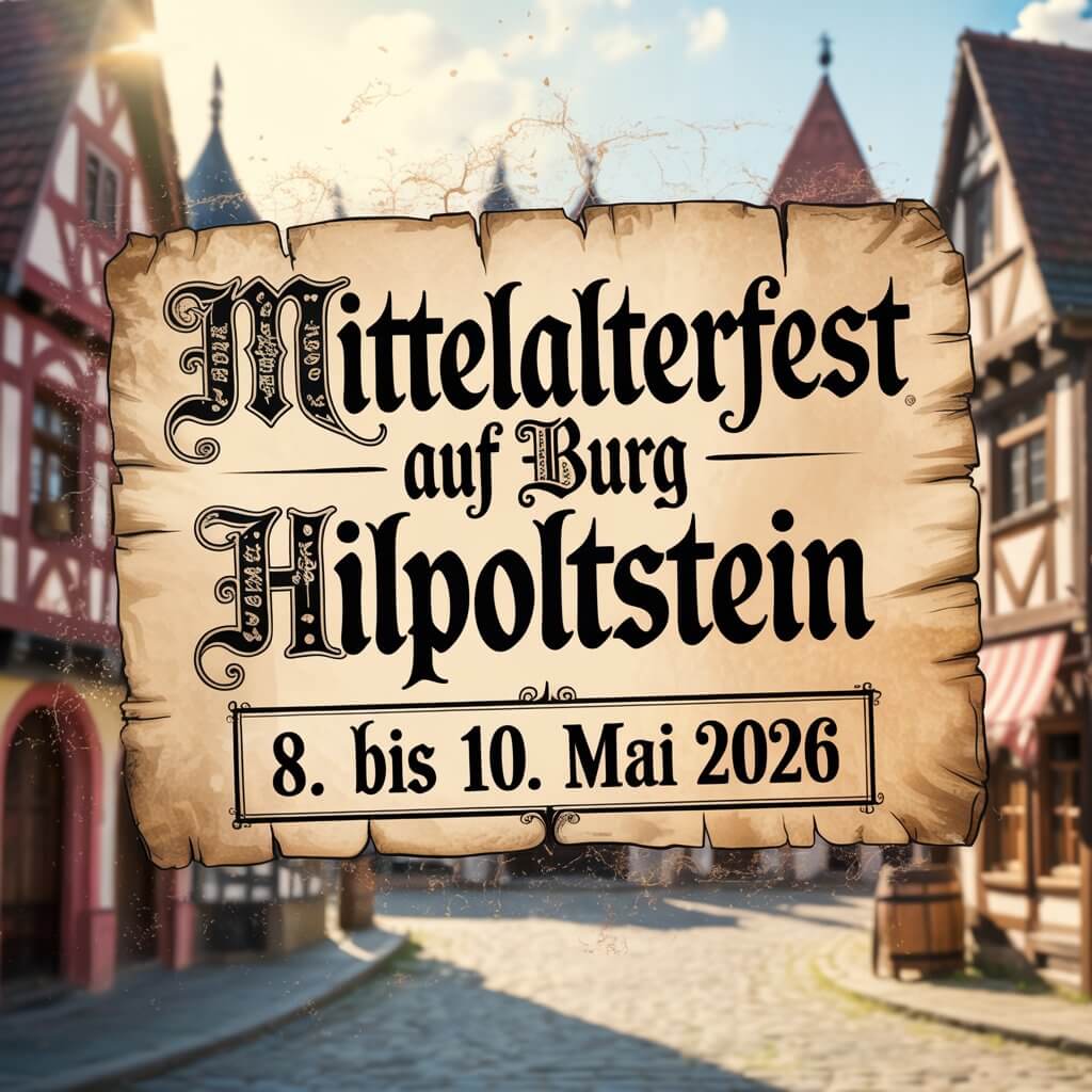 Mittelalterfest auf der Burg Hilpoltstein 2026
