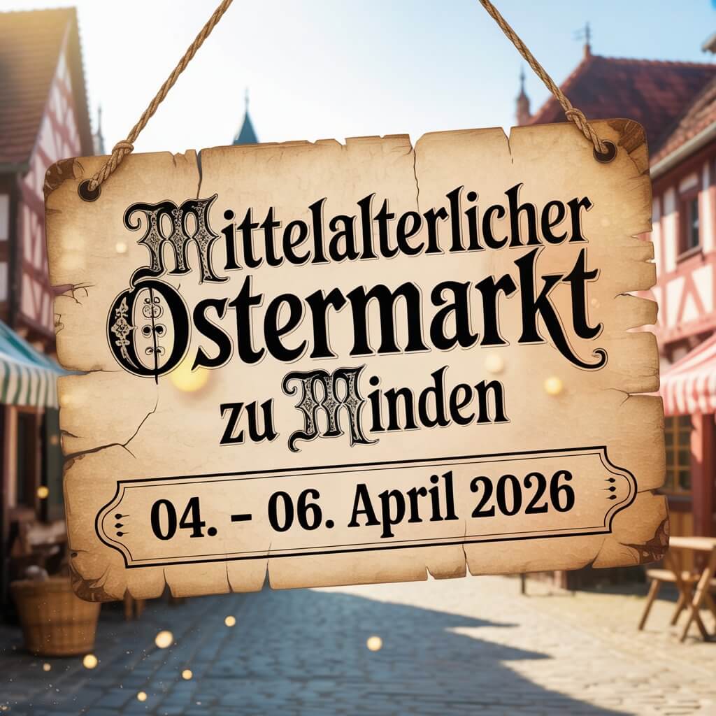 Mittelalterlicher Ostermarkt zu Minden 2026