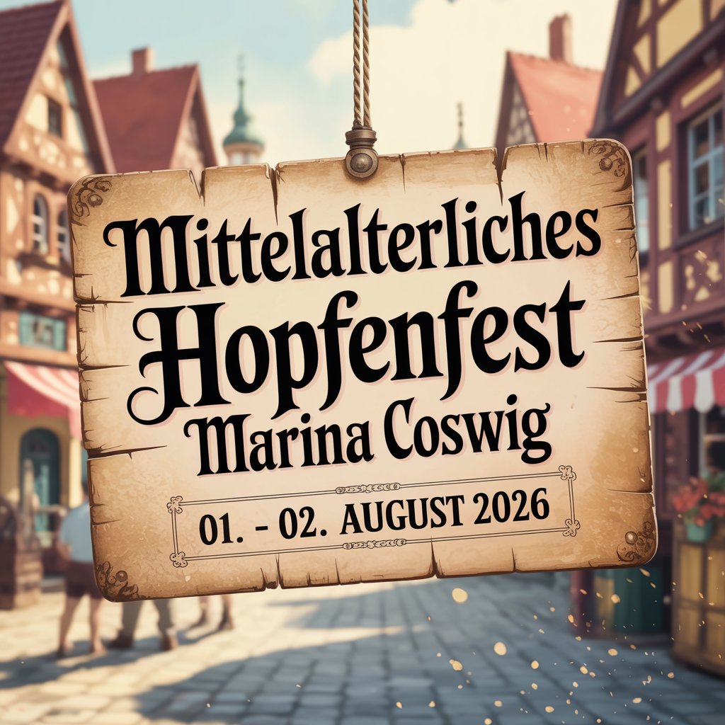 Mittelalterliches Hopfenfest 2026 – Marina Coswig