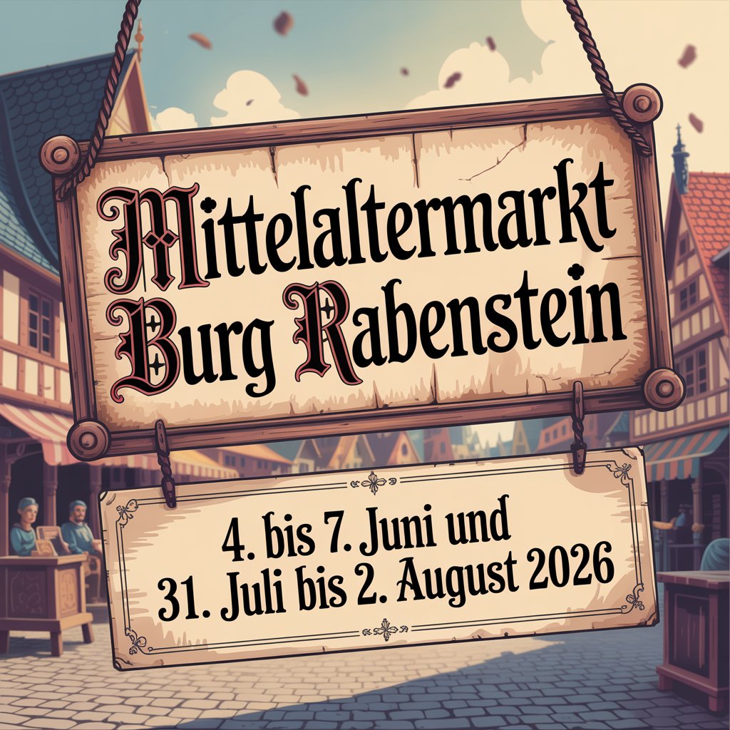 Mittelaltermarkt Burg Rabenstein 2026