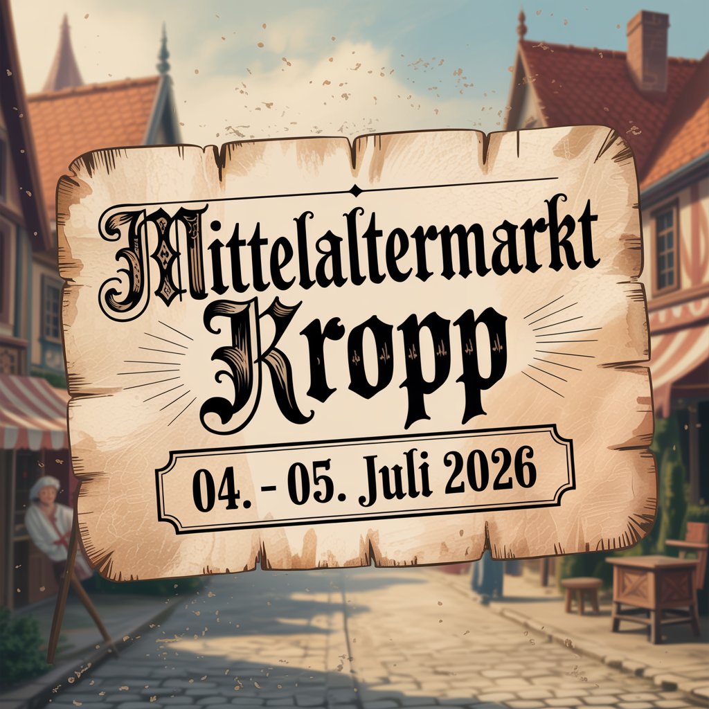 Mittelaltermarkt Kropp 2026