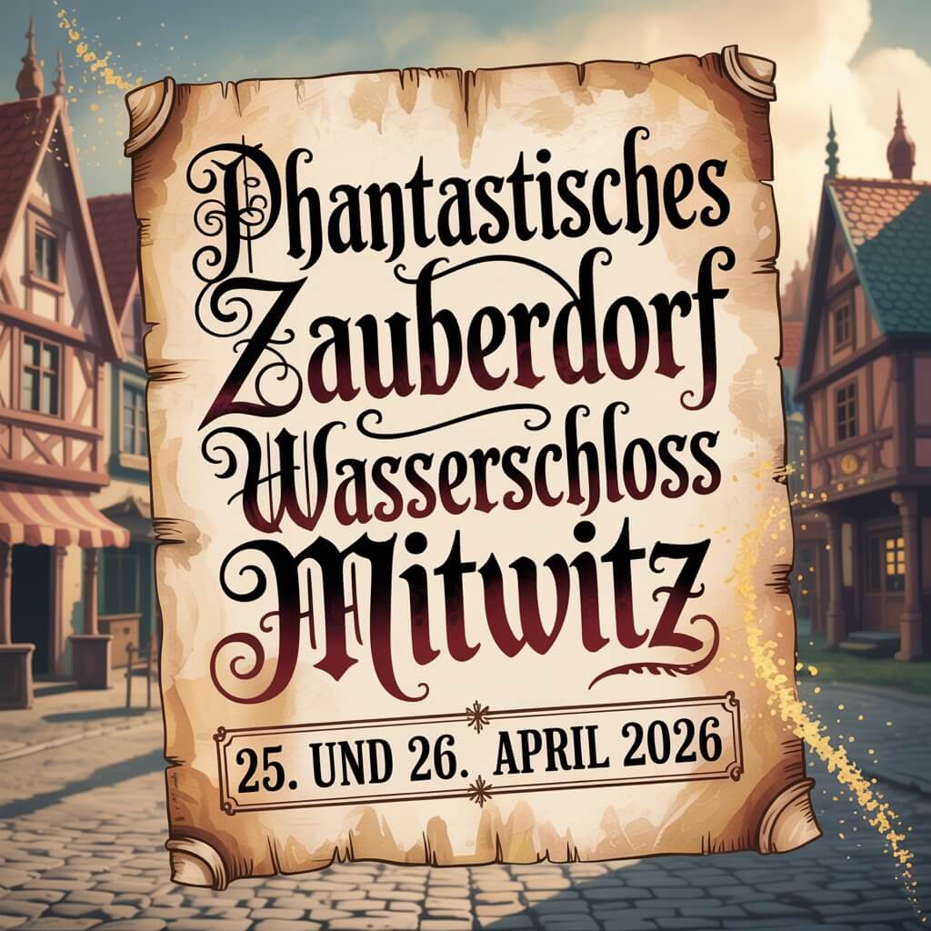 Phantastisches Zauberdorf Wasserschloss Mitwitz 2026