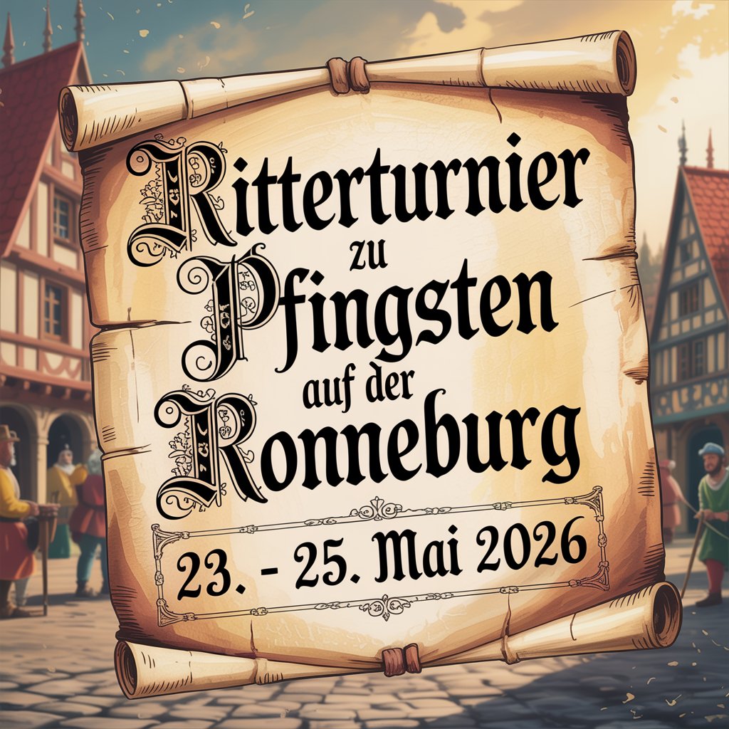 Ritterturnier zu Pfingsten auf der Ronneburg 2026