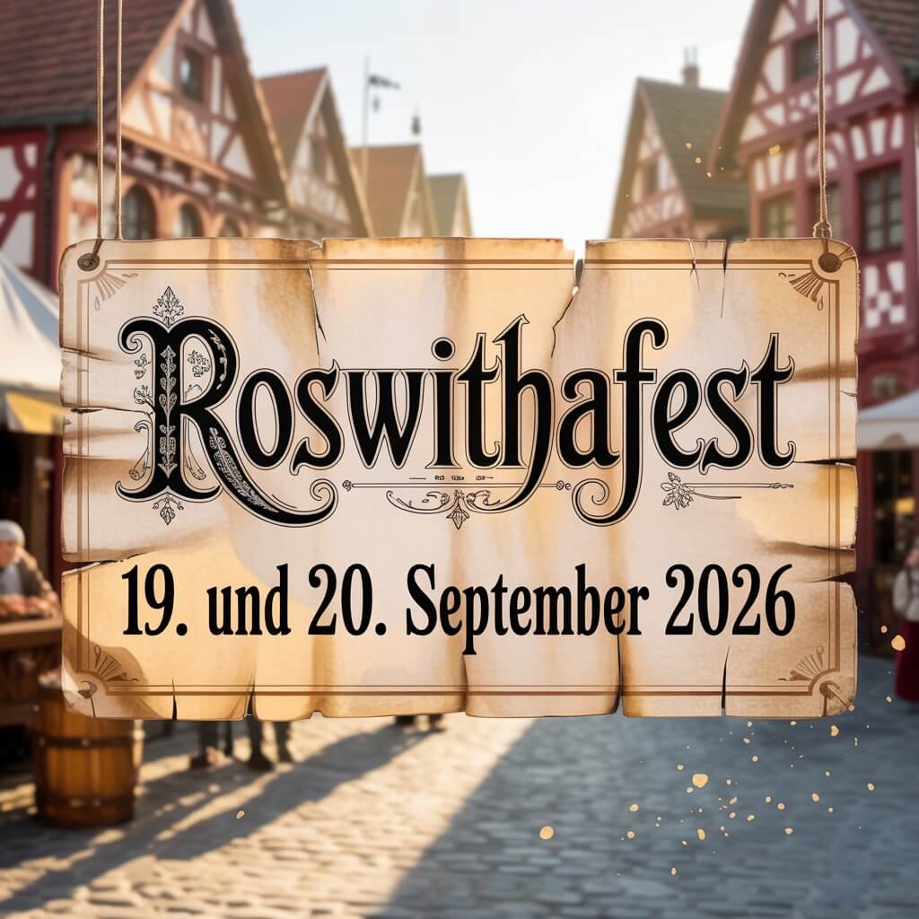 Roswitha-Fest 2026 in Bad Gandersheim