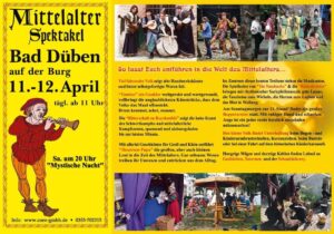 14. Mittelalterspektakel auf Burg Düben 2026