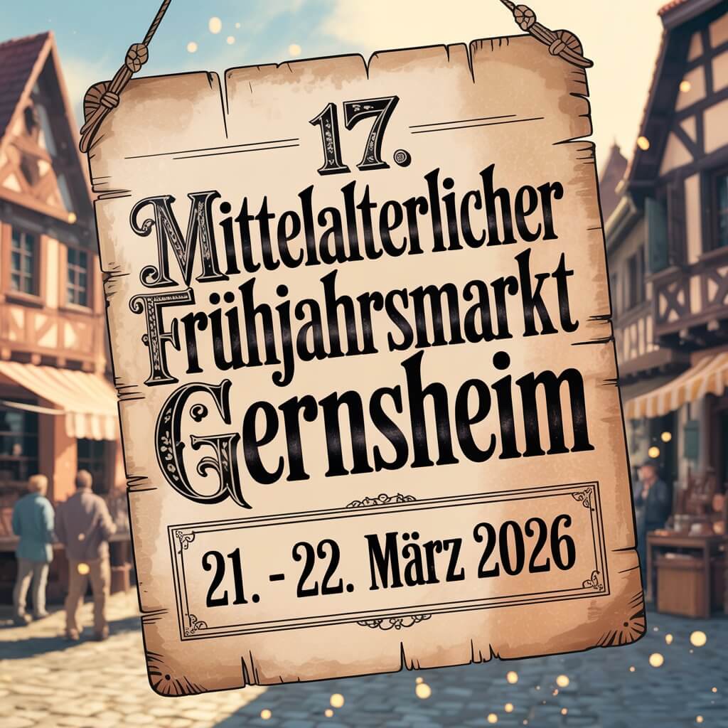 17. Mittelalterlicher Frühjahrsmarkt Gernsheim 2026