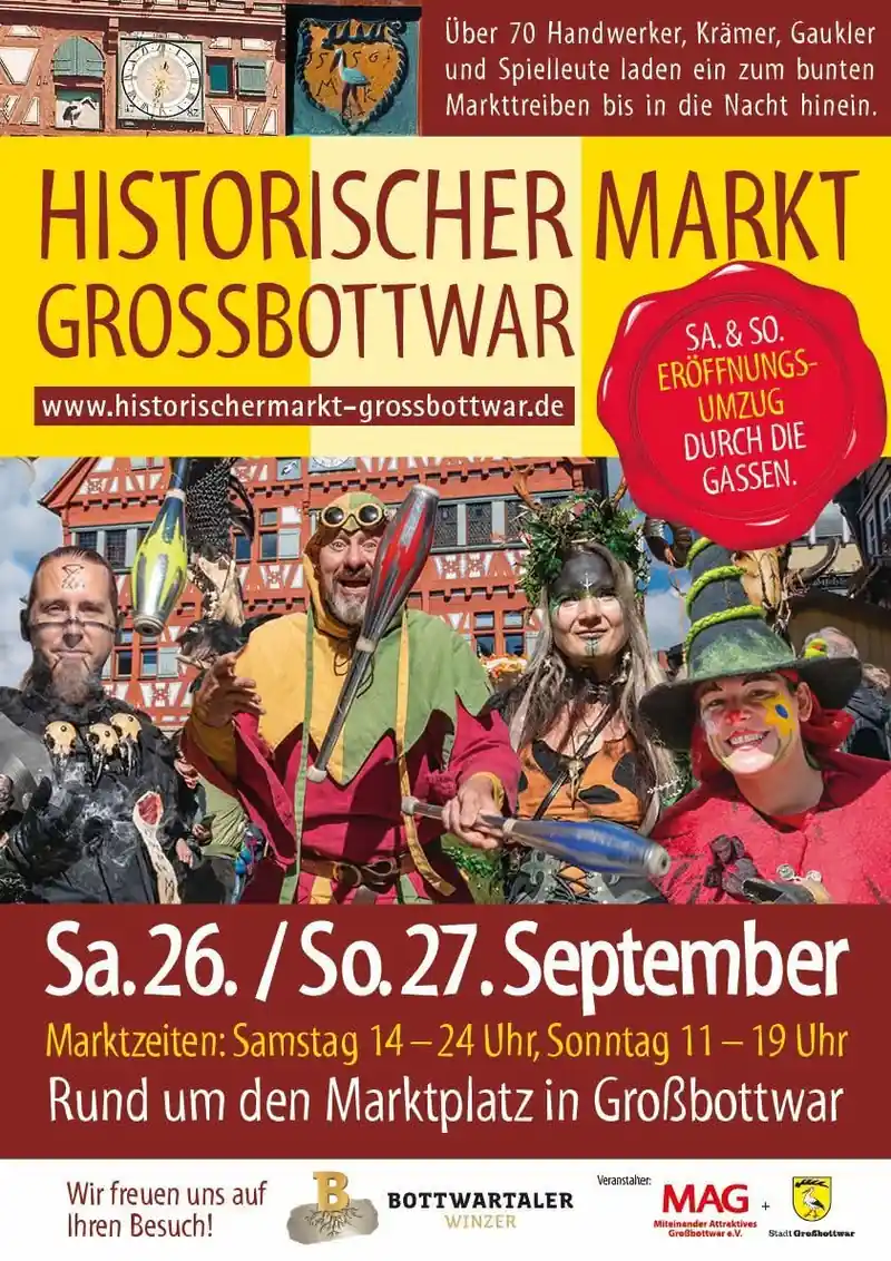 19. Historischer Markt Großbottwar 2026