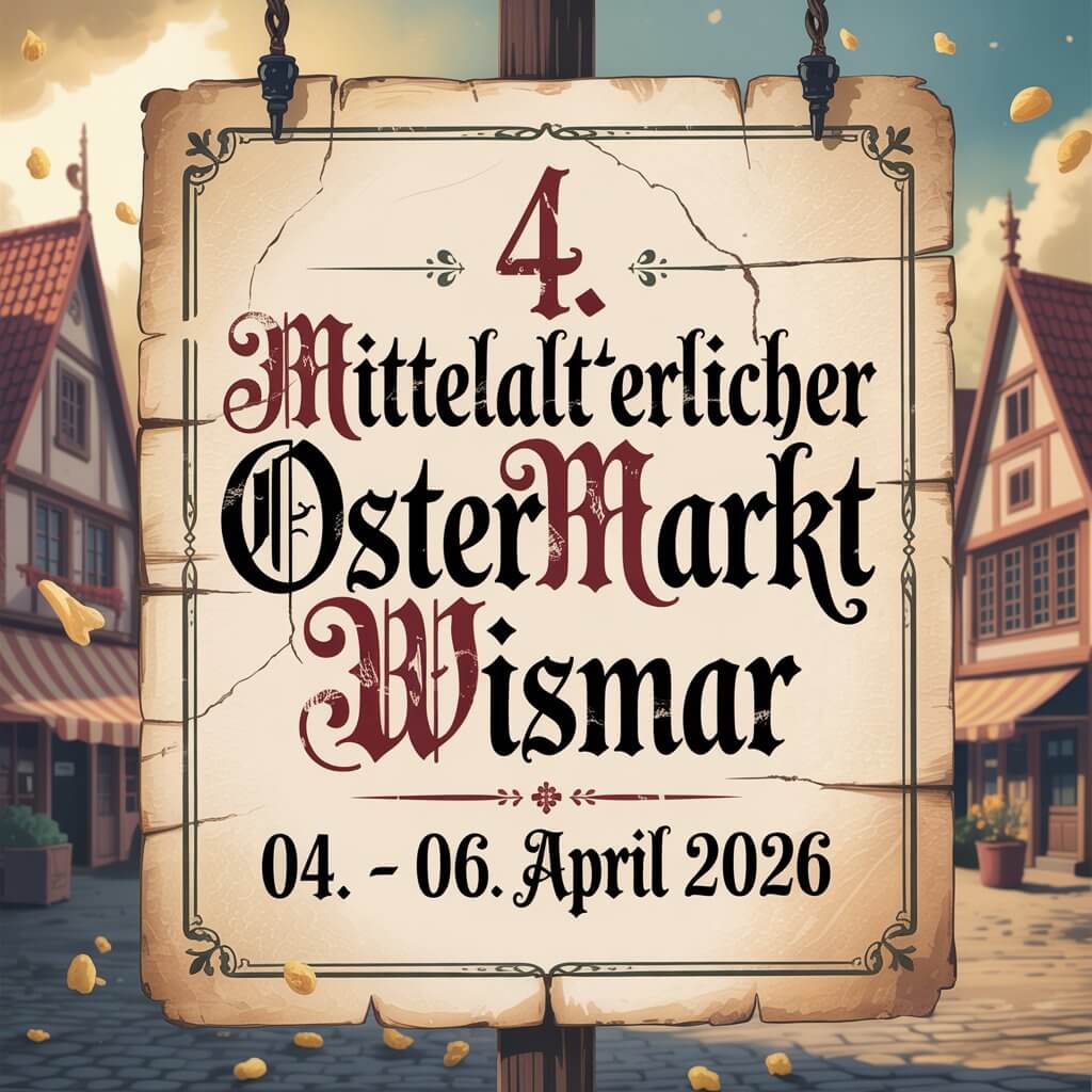 4. Mittelalterlicher Ostermarkt Wismar 2026