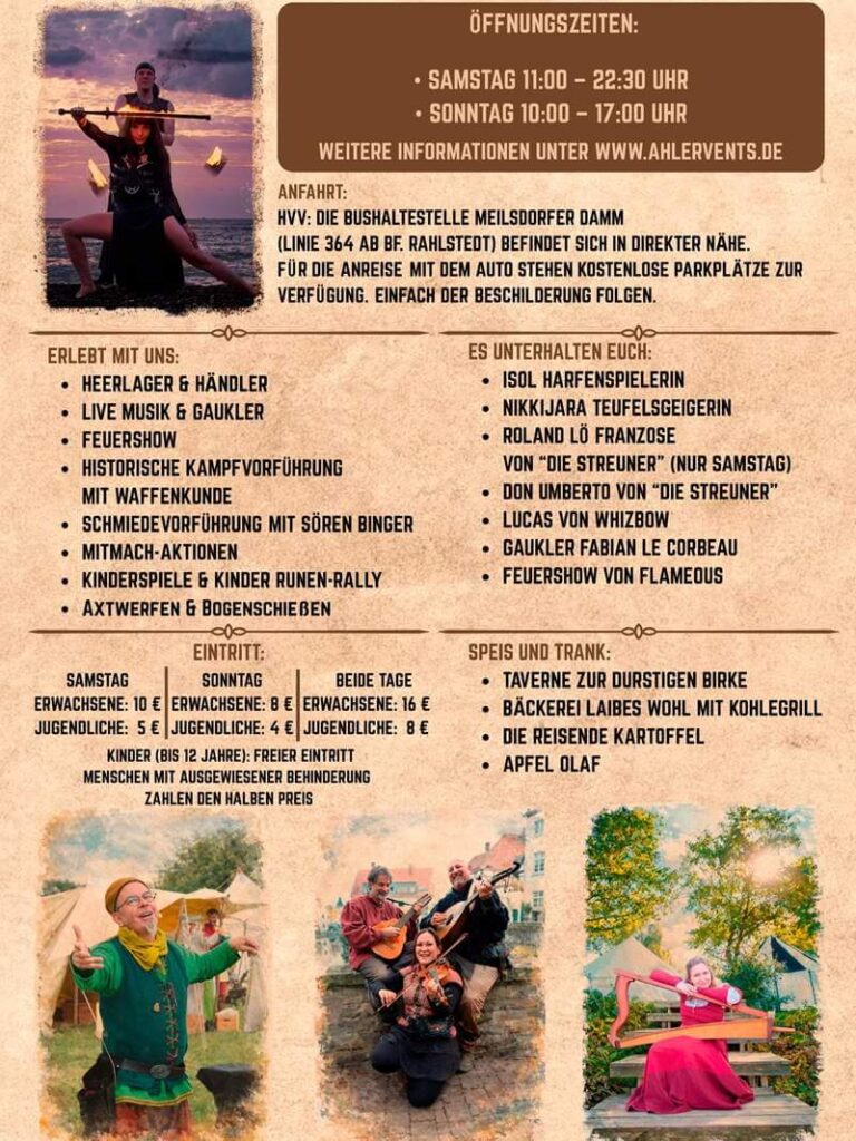 4. Mittelalter Erlebnismarkt Birkenwiese 2026