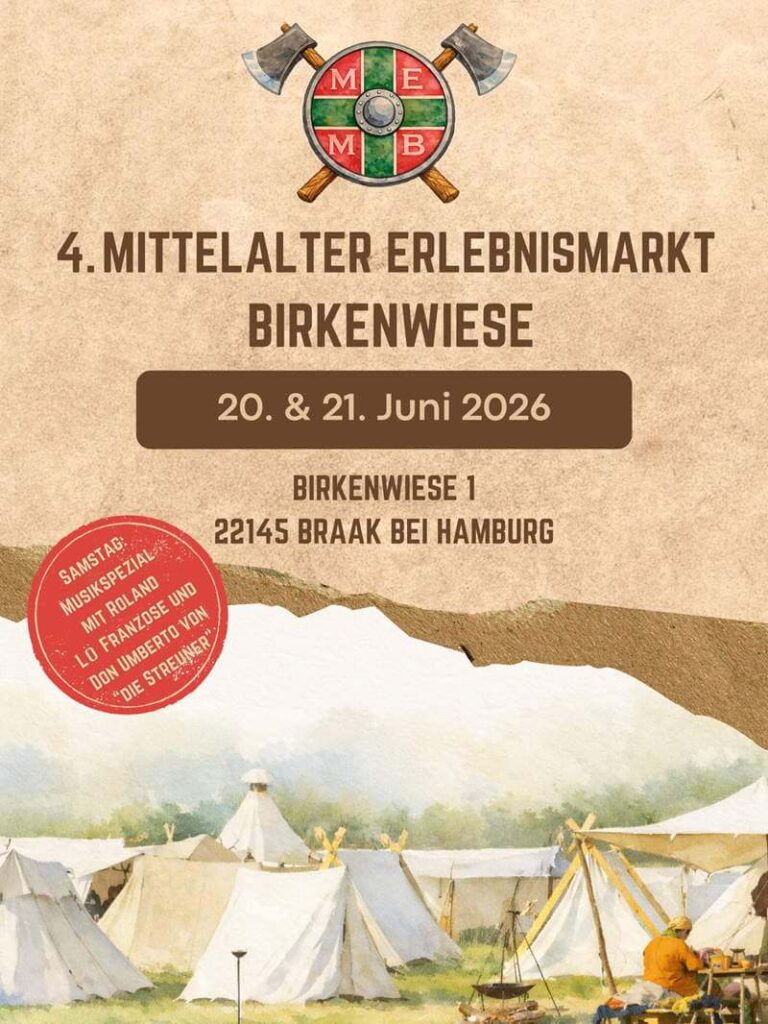 4. Mittelalter Erlebnismarkt Birkenwiese 2026