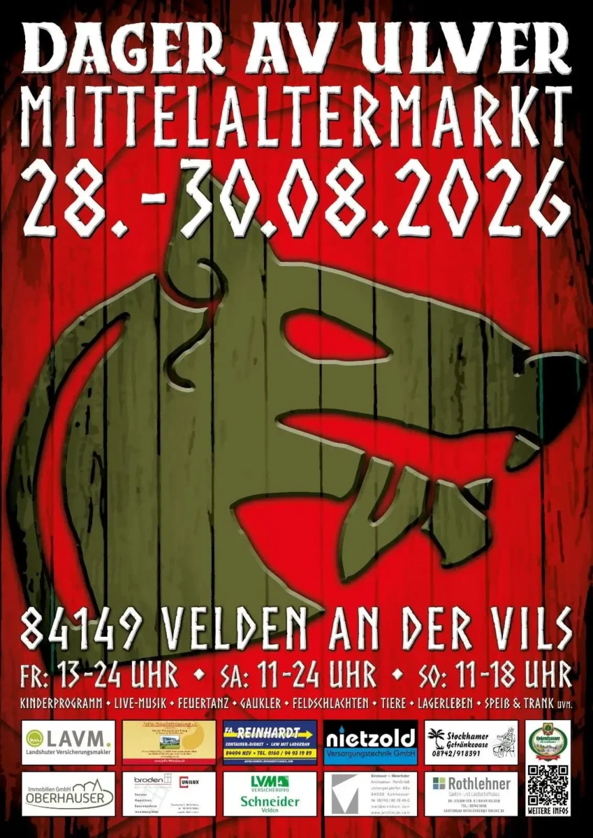 Dager av Ulver Mittelaltermarkt Velden 2026