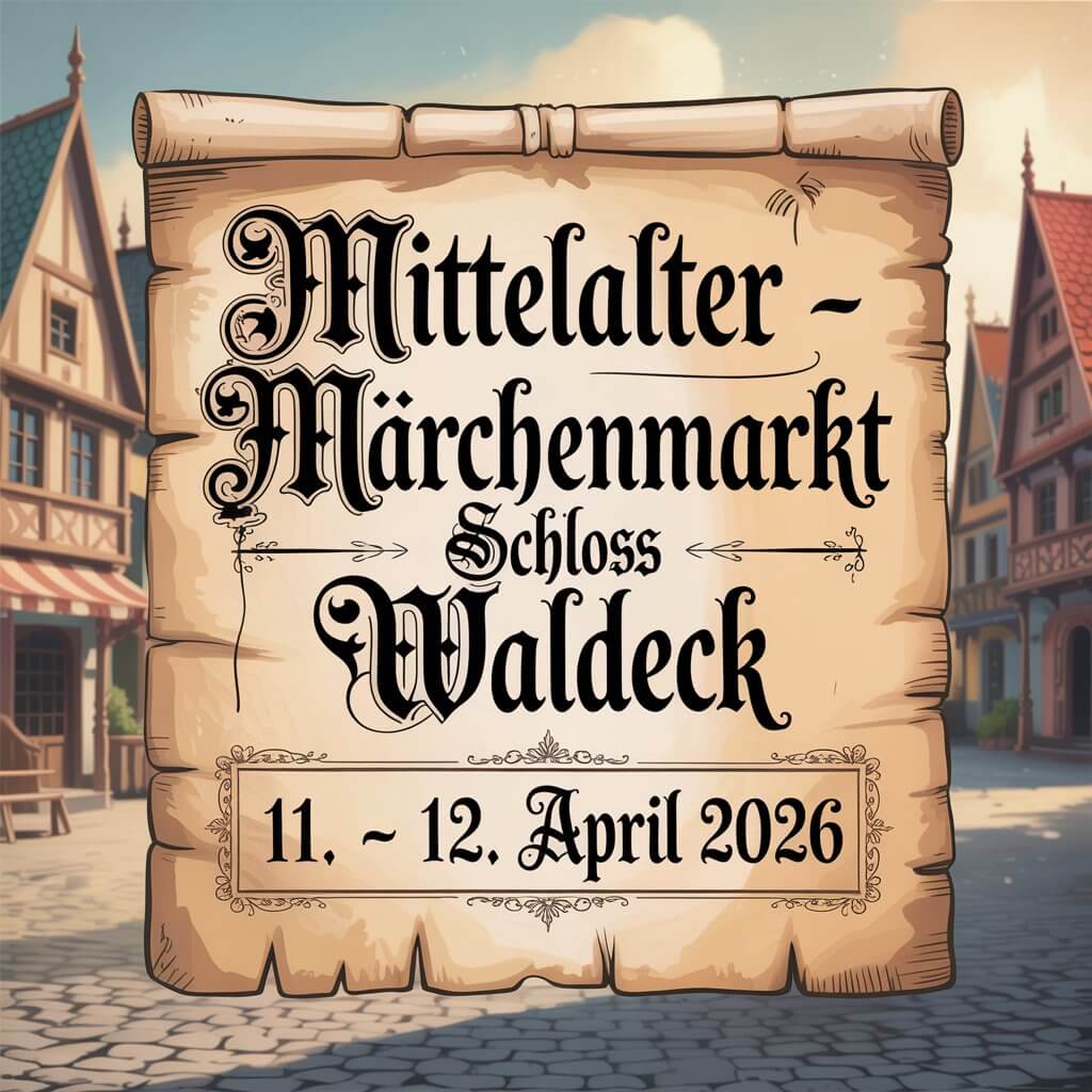 Mittelalter - Märchenmarkt Schloss Waldeck 2026