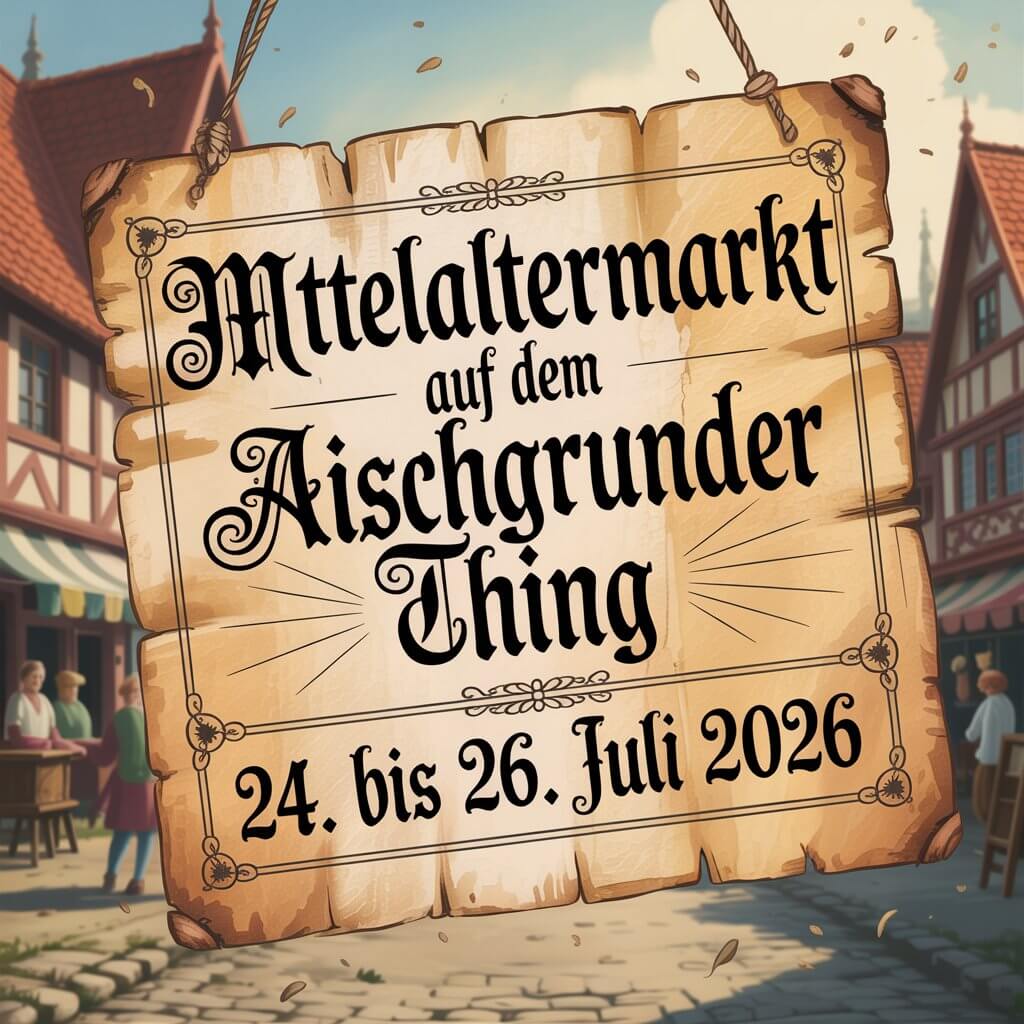 Mittelaltermarkt auf dem Aischgrunder Thing 2026