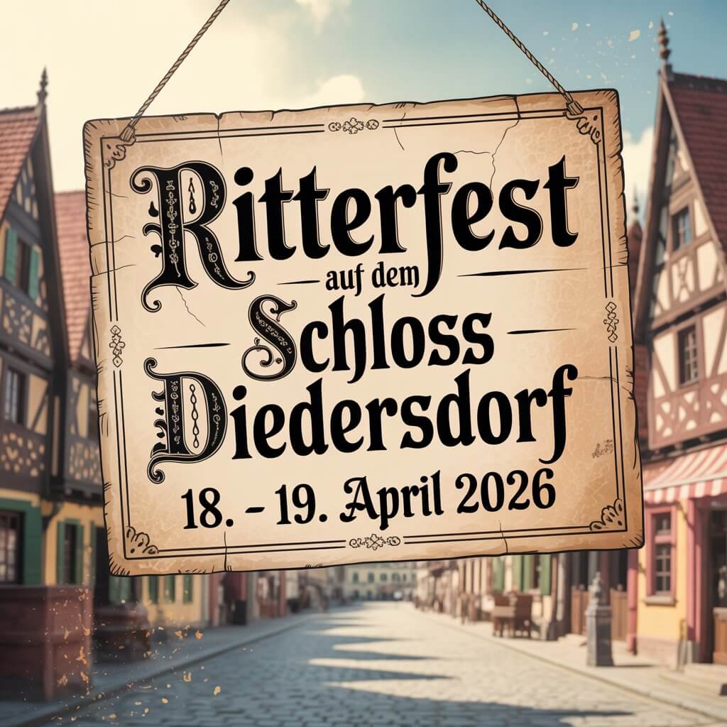 Ritterfest auf dem Schloss Diedersdorf 2026