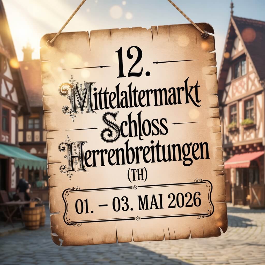 12. Mittelaltermarkt Schloss Herrenbreitungen 2026