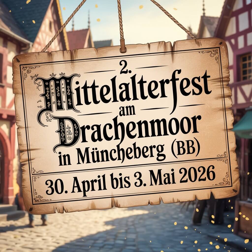 2. Mittelalterfest am Drachenmoor in Müncheberg 2026