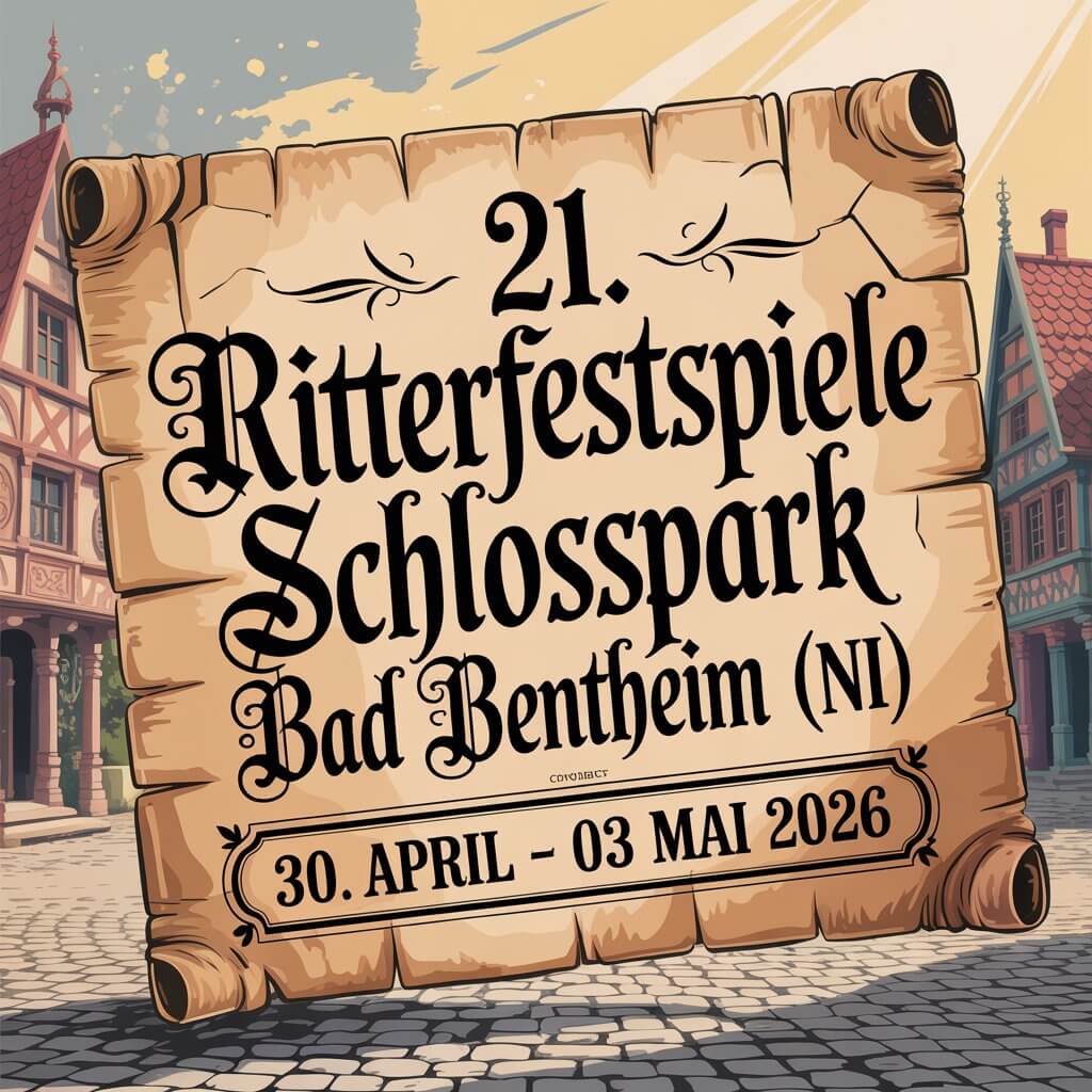 21. Ritterfestspiele Schlosspark Bad Bentheim 2026