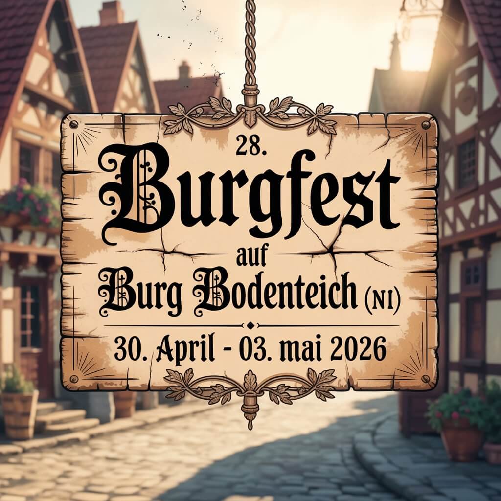 28. Burgfest auf Burg Bodenteich 2026
