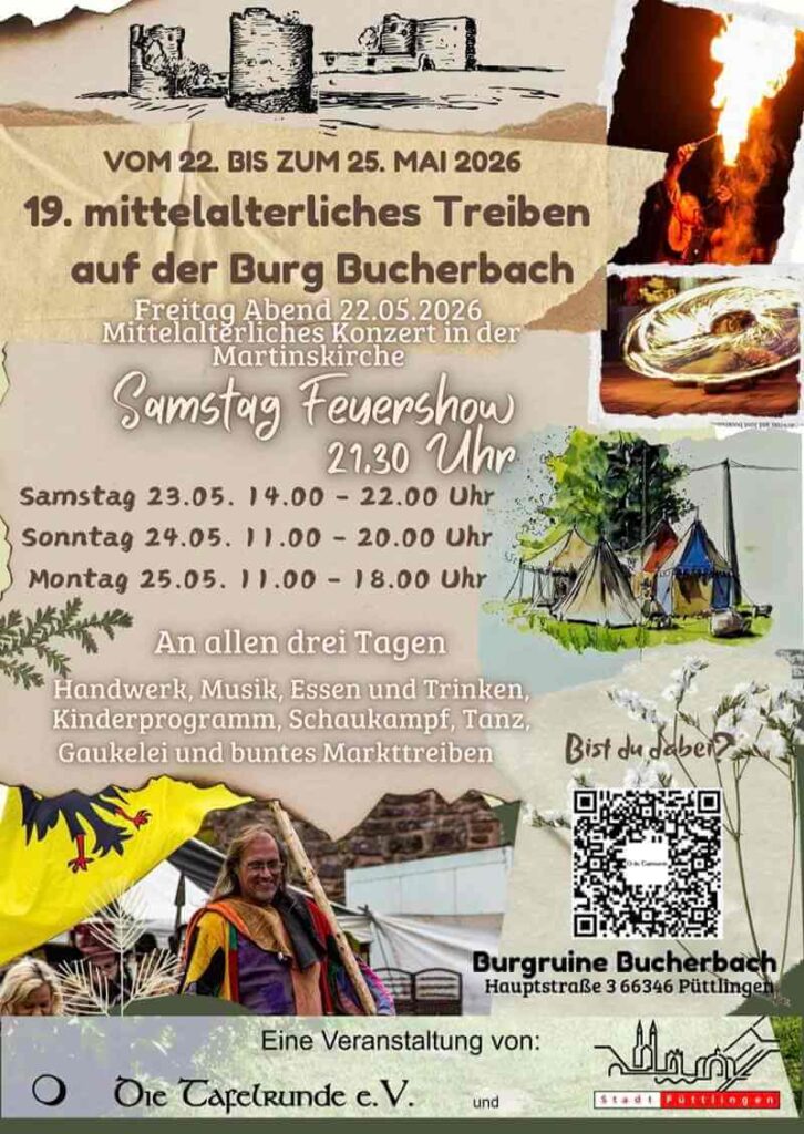 19. Mittelalterliches Treiben auf Burg Bucherbach