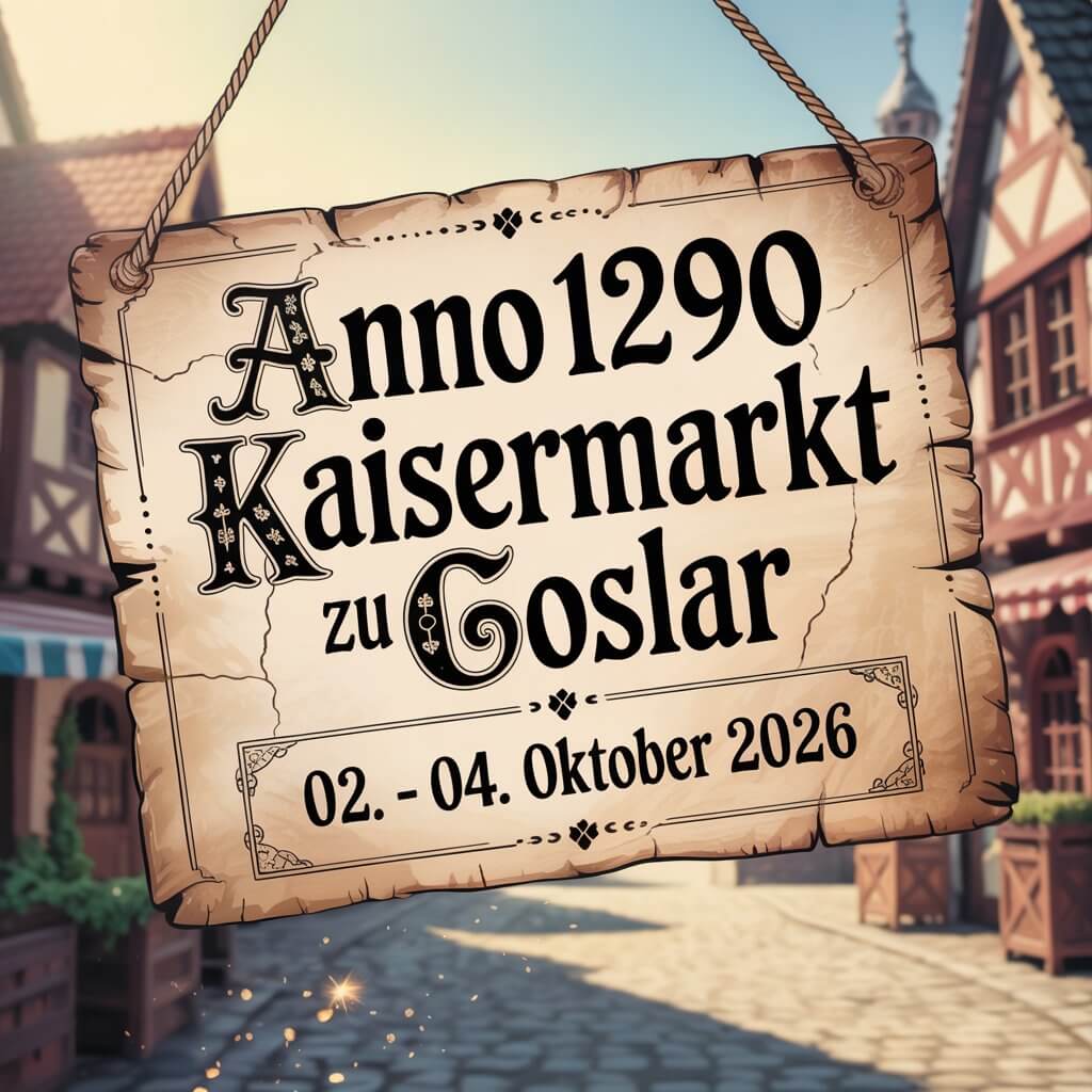 ANNO 1290 – Kaisermarkt zu Goslar 2026