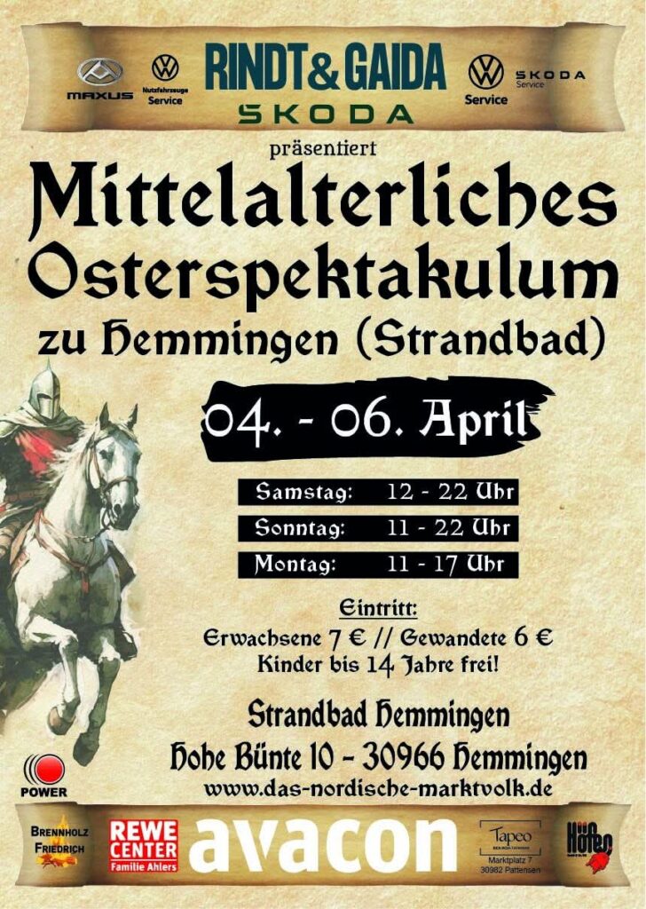 Mittelalterliches Osterspecktakulum zu Hemmingen 2026