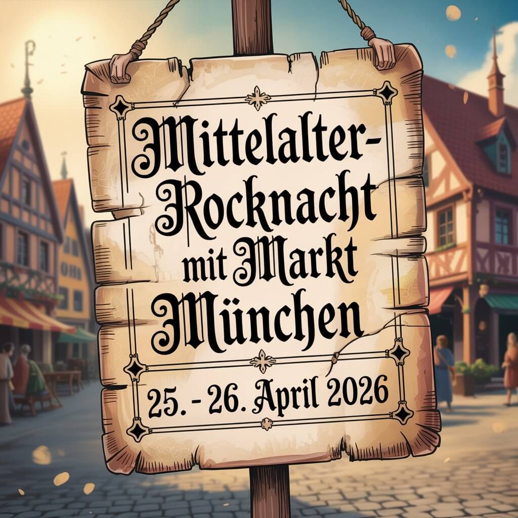 Mittelalter-Rocknacht mit Markt München 2026