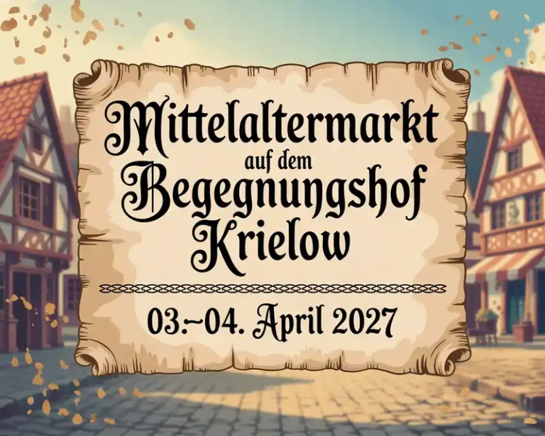 Mittelaltermarkt auf dem Begegnungshof Krielow 2027