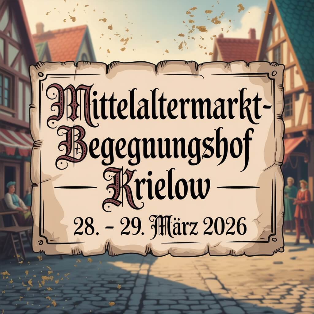 Mittelaltermarkt – Begegnungshof Krielow 2026