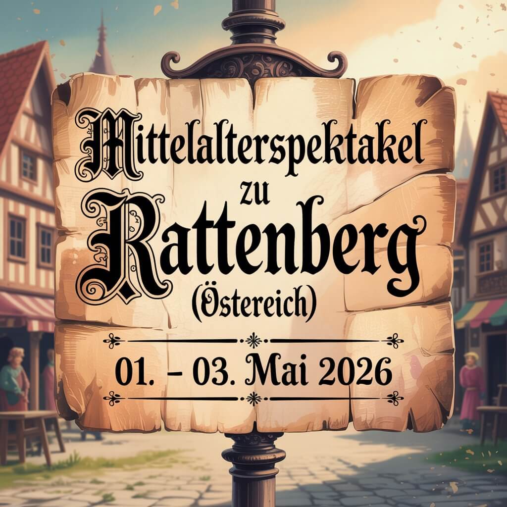 Mittelalterspektakel zu Rattenberg 2026