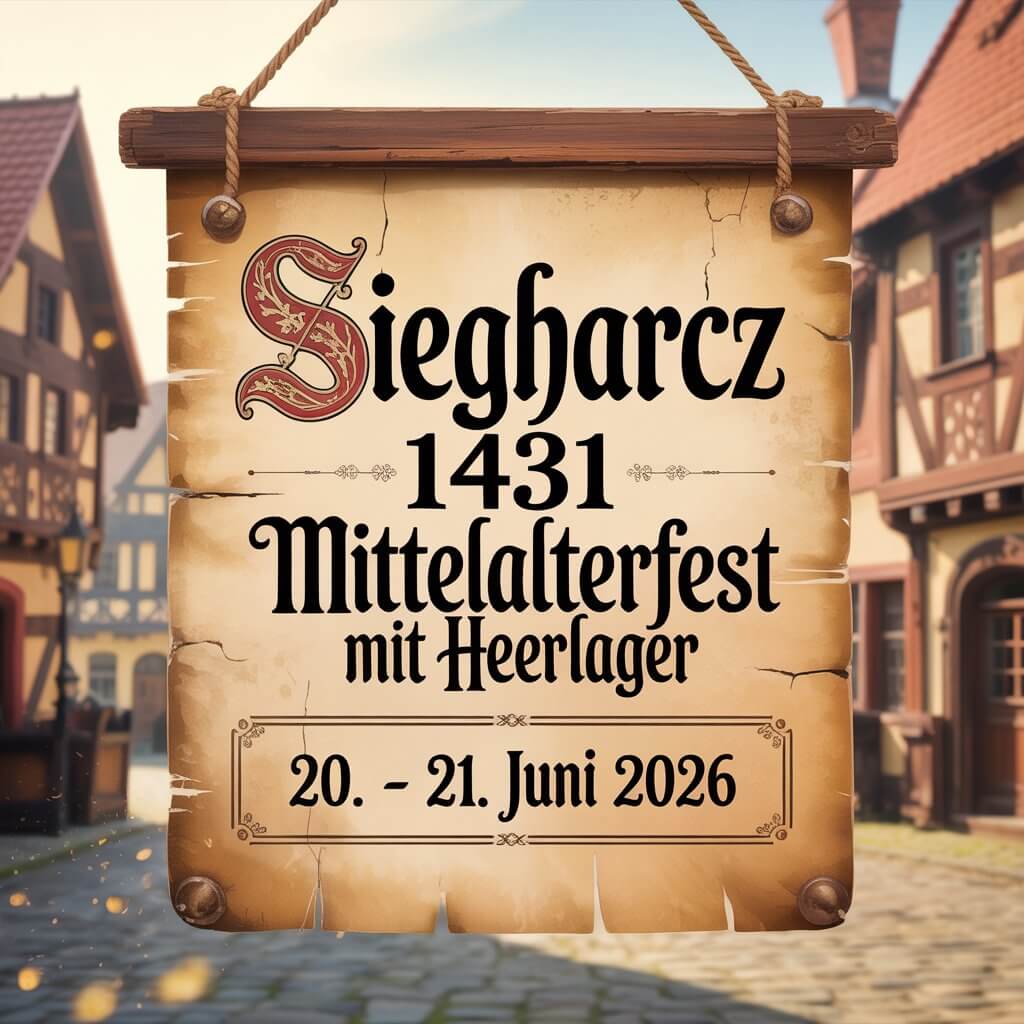 Siegharcz 1431 - Mittelalterfest mit Heerlager 2026