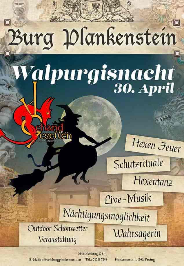 Walpurgisnacht Burg Plankenstein 2026