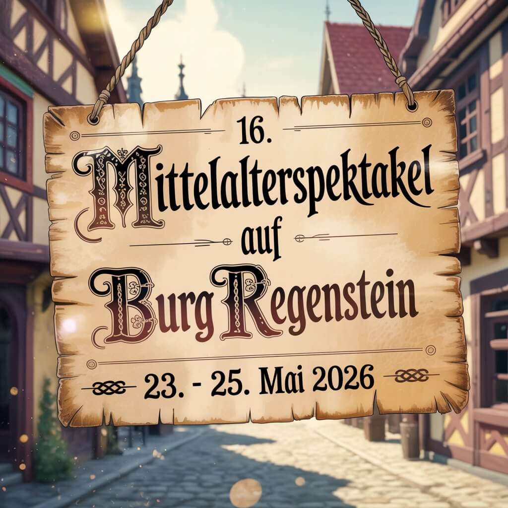 16. Mittelalterspektakel auf Burg Regenstein 2026