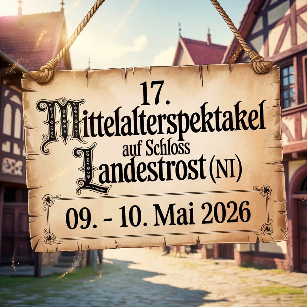 17. Mittelalterspektakel auf Schloss Landestrost 2026