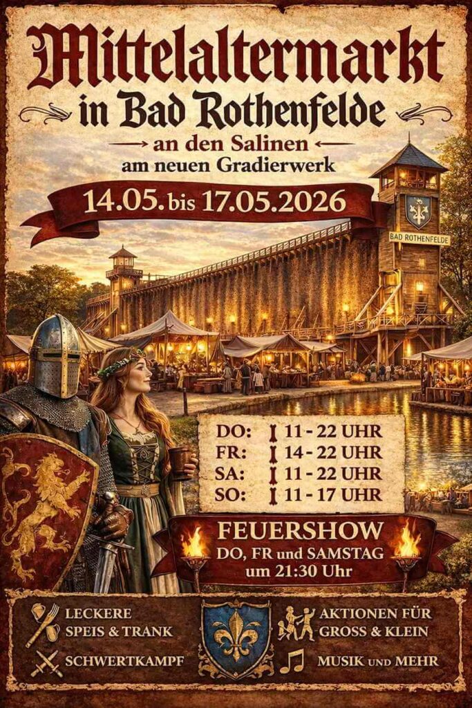 Mittelaltermarkt in Bad Rothenfelde 2026