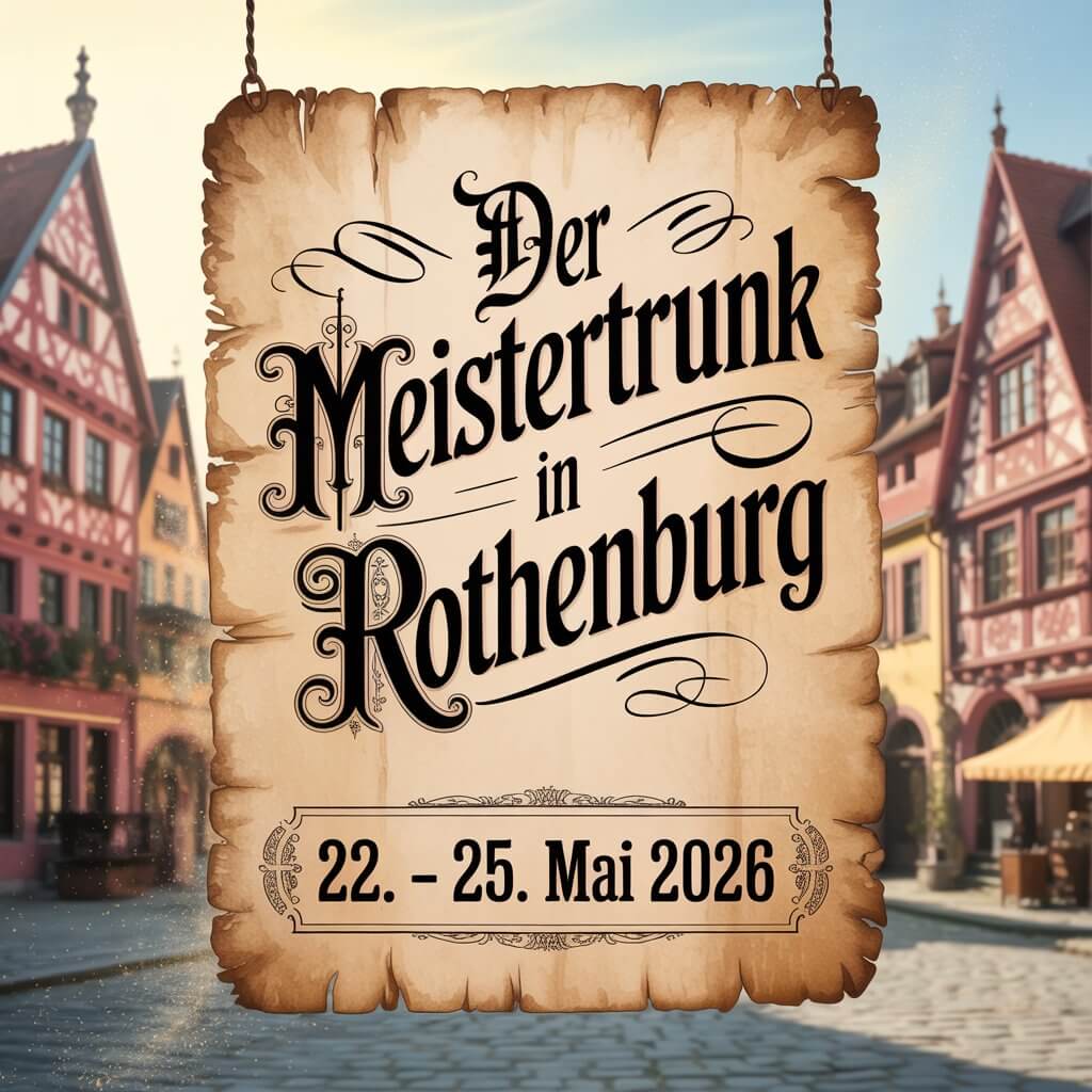 "Der Meistertrunk" in Rothenburg 2026