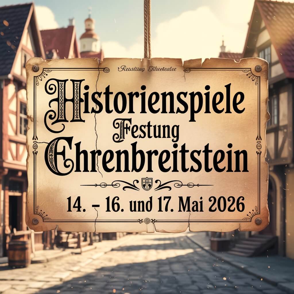 Historienspiele Festung Ehrenbreitstein 2026