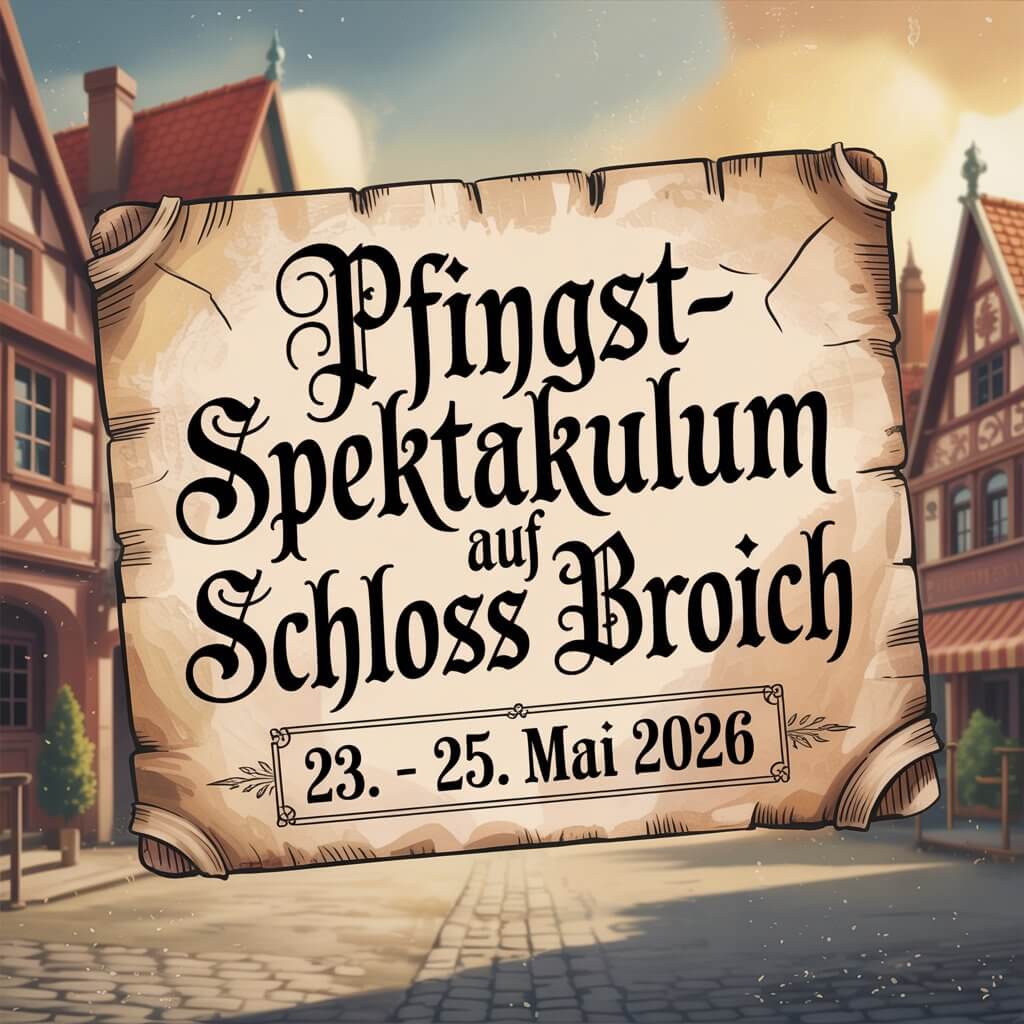 Pfingst-Spektakulum auf Schloss Broich 2026