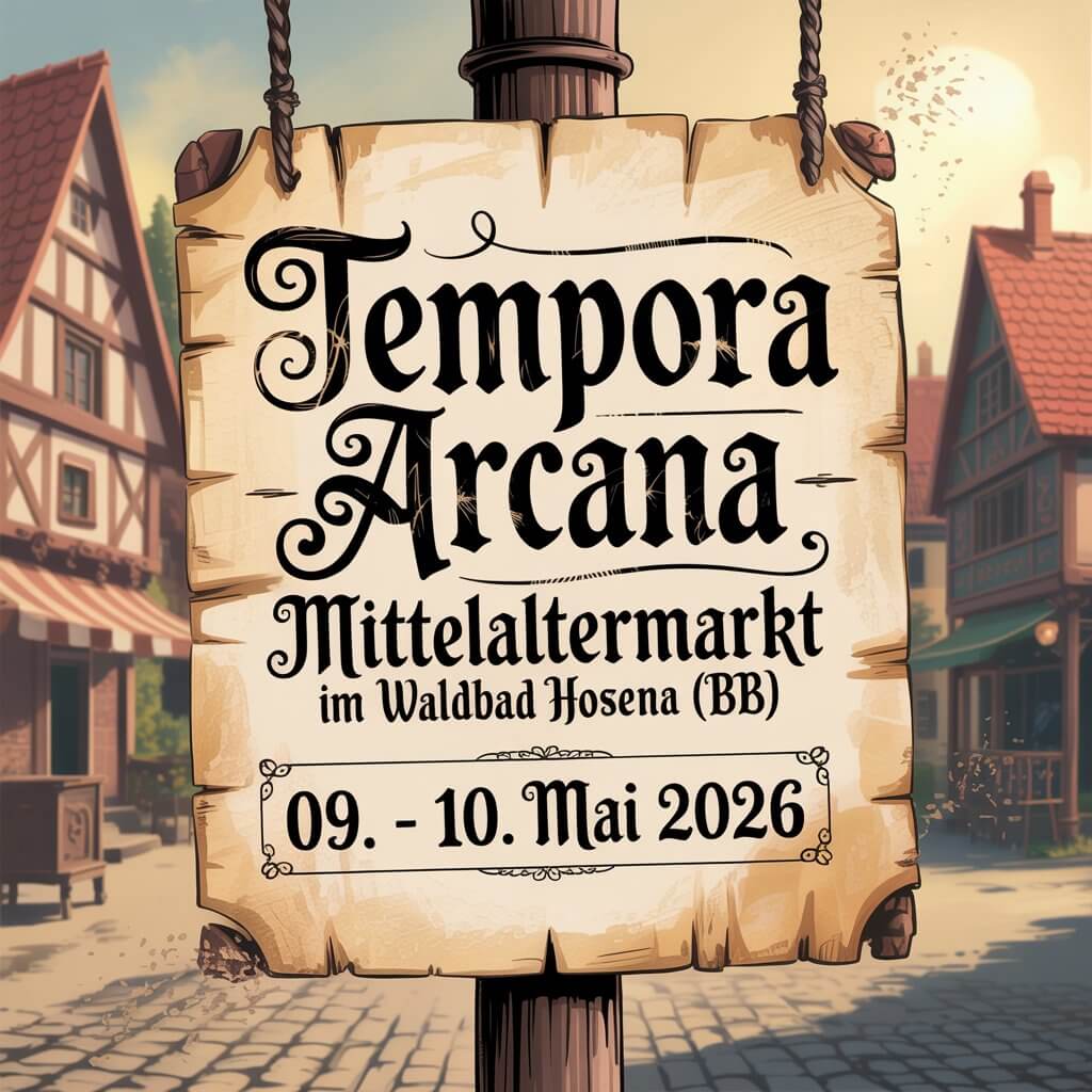 Tempora Arcana – Mittelaltermarkt im Waldbad Hosena 2026