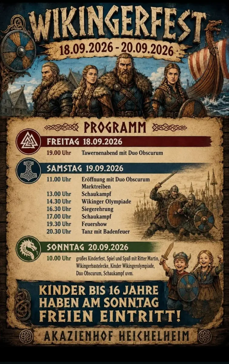 Wikingerfest in Heichelheim 2026