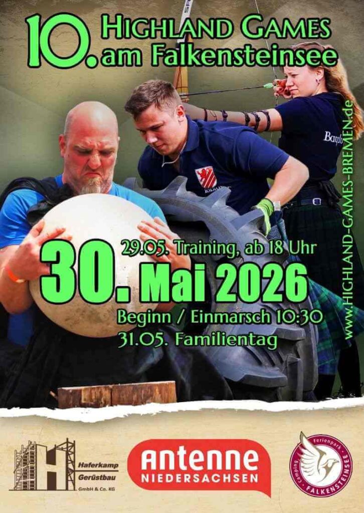 10. Highland Games am Falkensteinsee 2026
